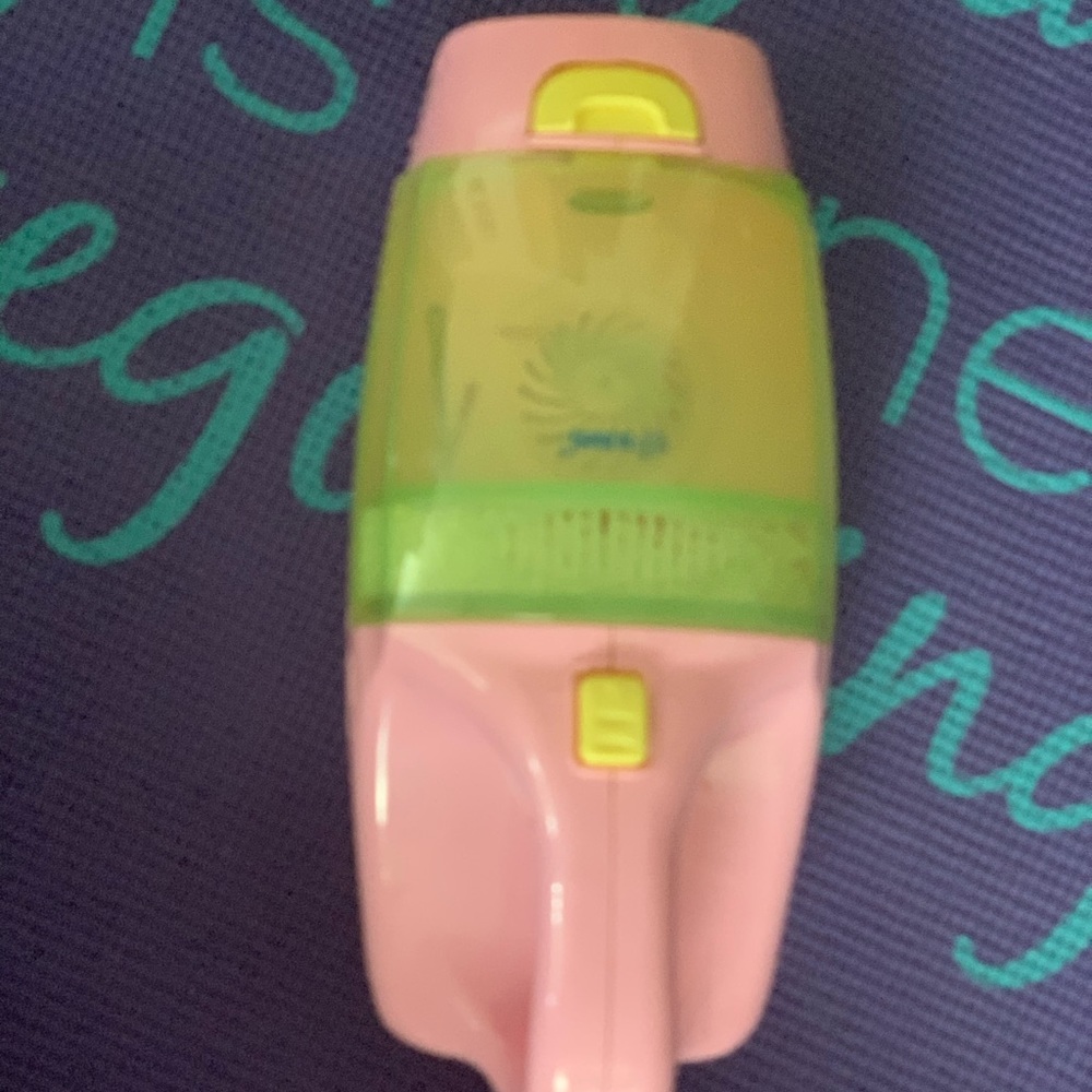 Pink and Green Kids Toy vacuum- Hardly Used